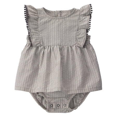 Carter's Child of Mine Baby Girl Dress and Hat Set, 2-Piece, Sizes 0/3-24 Months