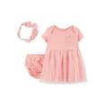 thumbnail image 1 of Carter's Child of Mine Baby Girl Easter Dress Set, 3-Piece, Sizes Preemie-12 Months, 1 of 5
