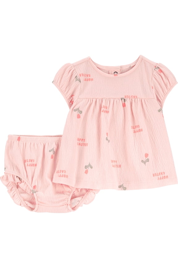 Baby Girl Easter Outfit Set, 2-Piece, Sizes 0/3-24 Months