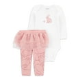 thumbnail image 1 of Carter's Child of Mine Baby Girl Easter Tutu Set, 2-Piece, Sizes Preemie-12M, 1 of 5