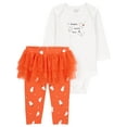 thumbnail image 1 of Carter's Child of Mine Baby Girl Halloween Outfit Set, 2-Piece, Sizes Newborn-12 Months, 1 of 5