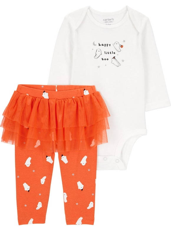 Baby Girl Halloween Outfit Set, 2-Piece, Sizes Newborn-12 Months