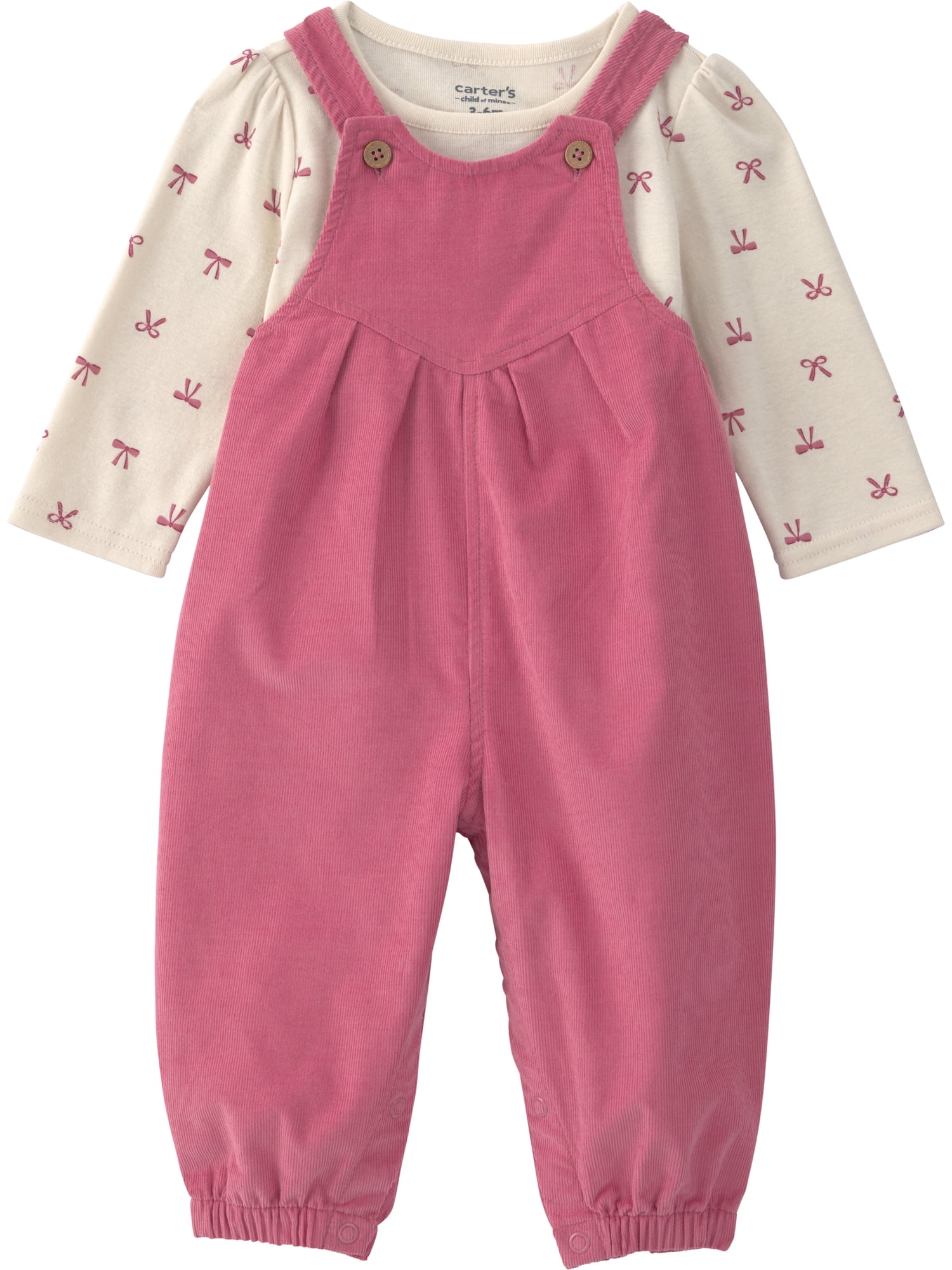Carter's Child of Mine Baby Girl Jumper Set, 2-Piece, Sizes 0/3 - 24 Months