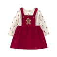 thumbnail image 1 of Carter's Child of Mine Baby Girl Jumper and Top Outfit Set, 2-Piece, Sizes 0/3 - 24 Months, 1 of 7