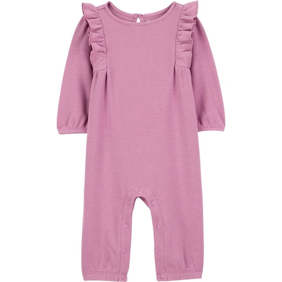 Carter's Child of Mine Baby and Toddler Girl Jumpsuit, Sizes 0/3-24 Months