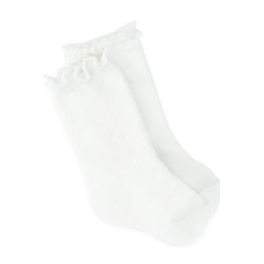 Carter's Child of Mine Baby Girl Knee High Socks, 2-Pack, Size 0/6 Months-6/12 Months