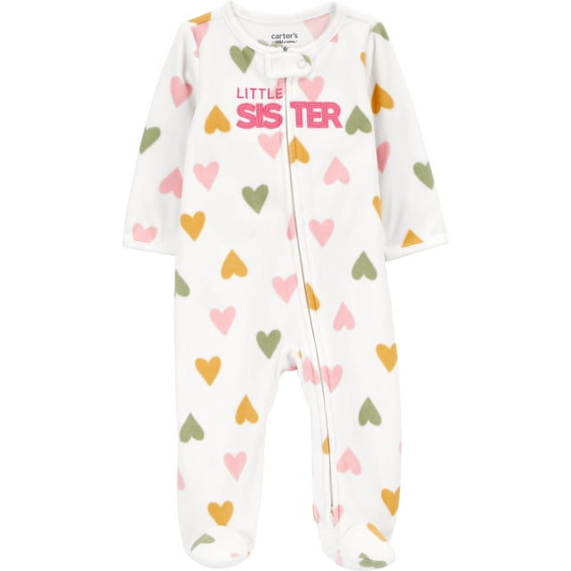 Carter's Child of Mine Baby Girl Sleep N Play, OnePiece, Sizes Preemie