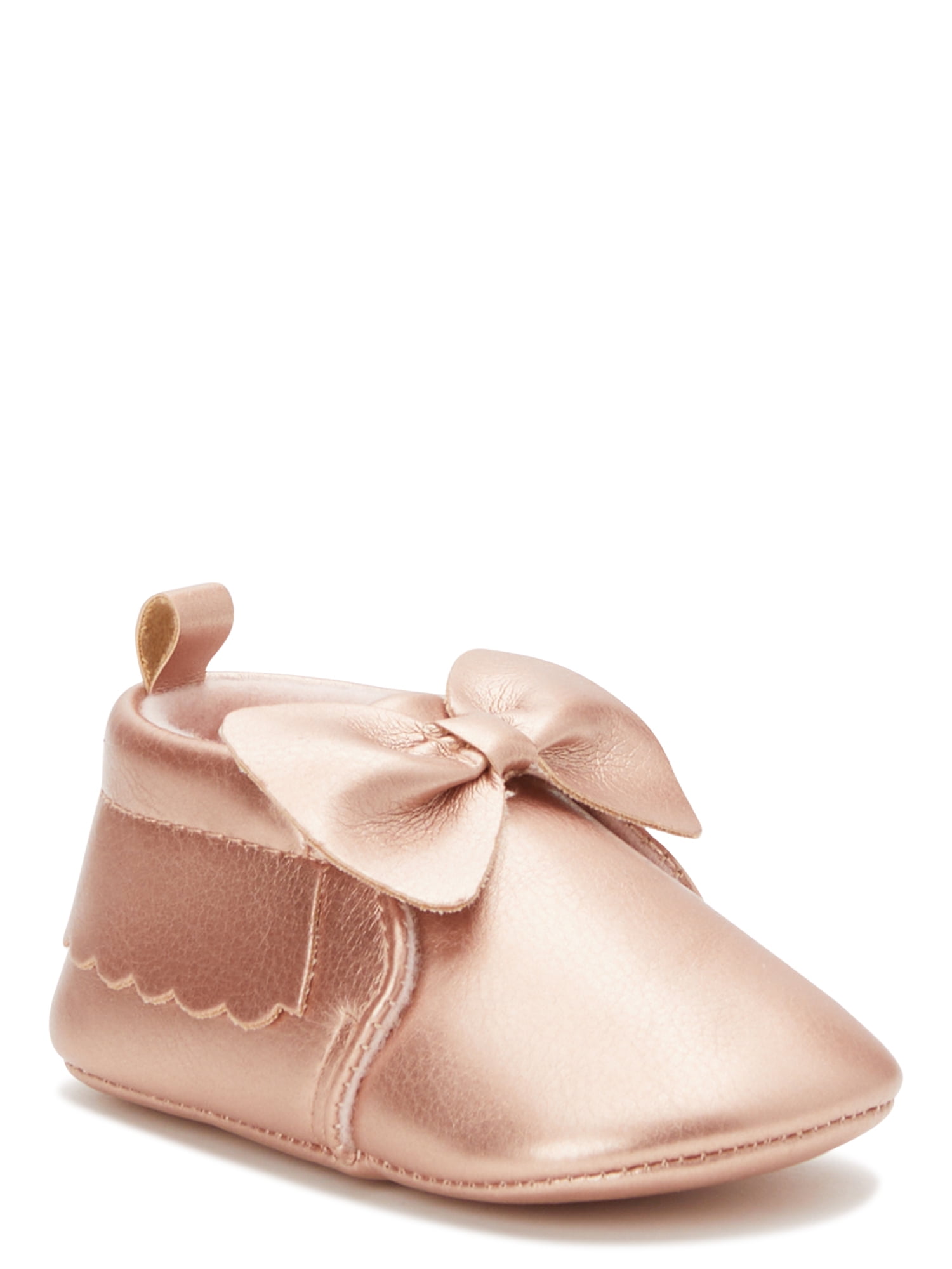 Carter s Child of Mine Baby Girl Metallic Slip On Shoes Sizes 0 6 Months Walmart