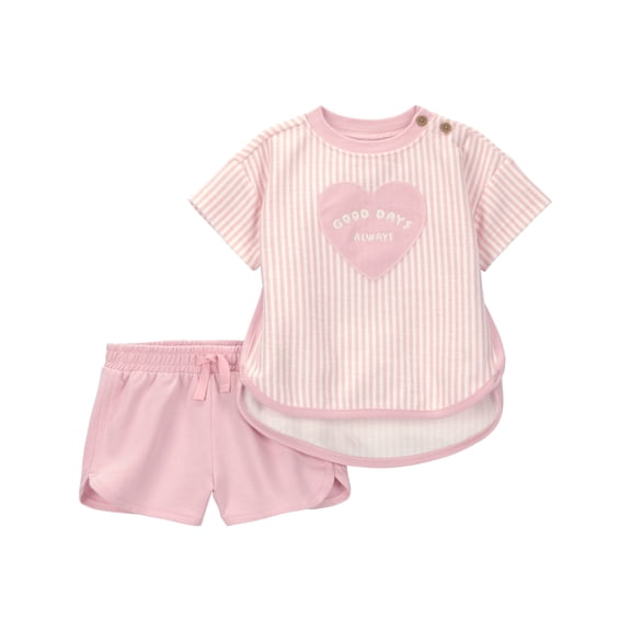 Carter's Child of Mine Baby Girl Outfit Set, 2-Piece, Sizes 0/3-12 Months