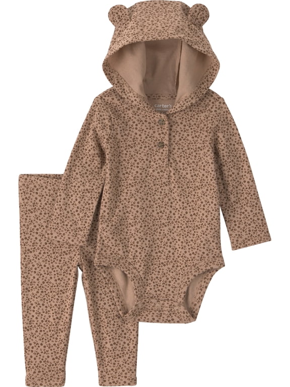 Baby Girl Outfit Set, 2-Piece, Sizes 0/3-24 Months