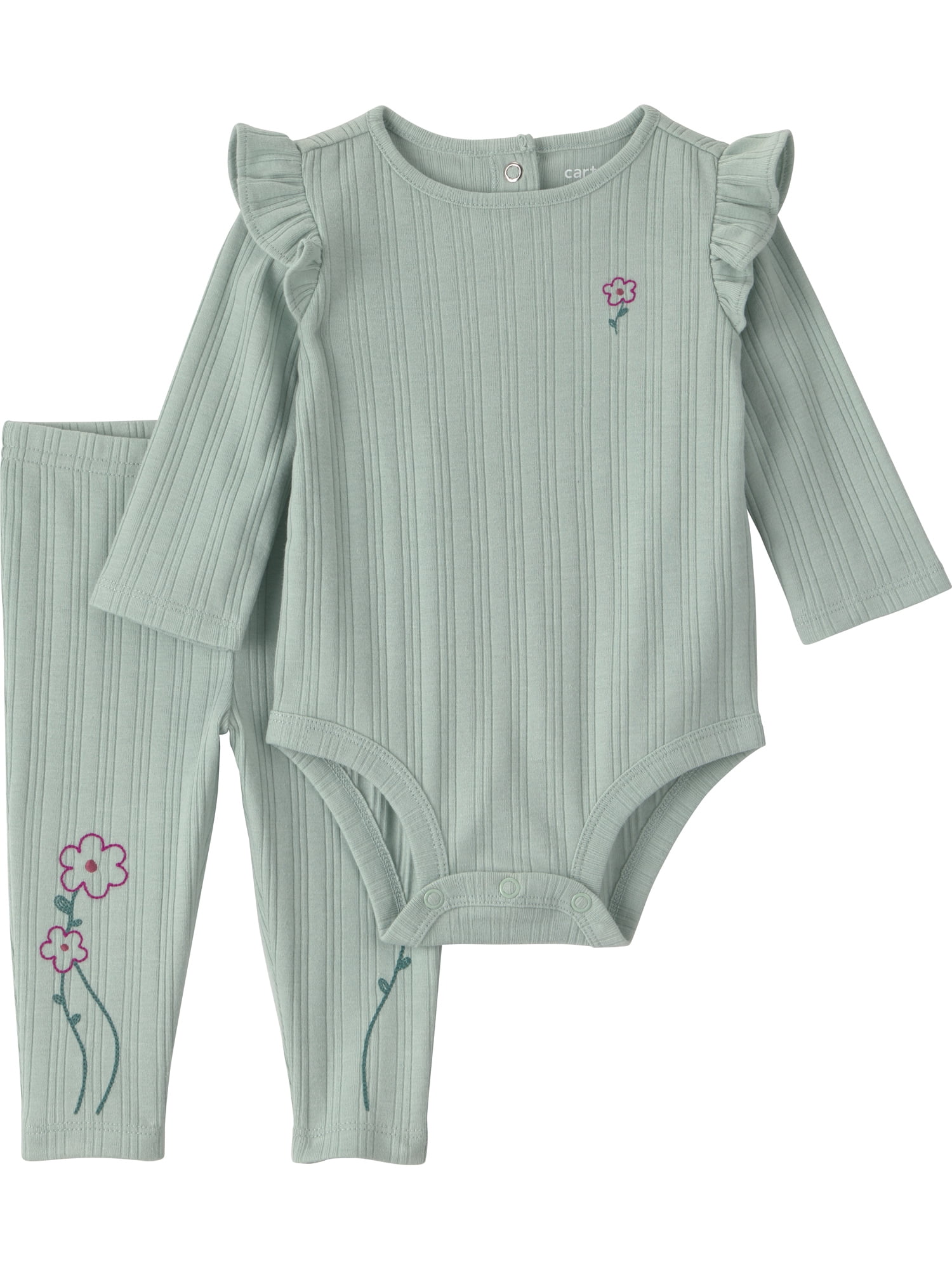 Carter's Child of Mine Baby Girl Outfit Set, 2-Piece, Sizes 0/3-24 Months
