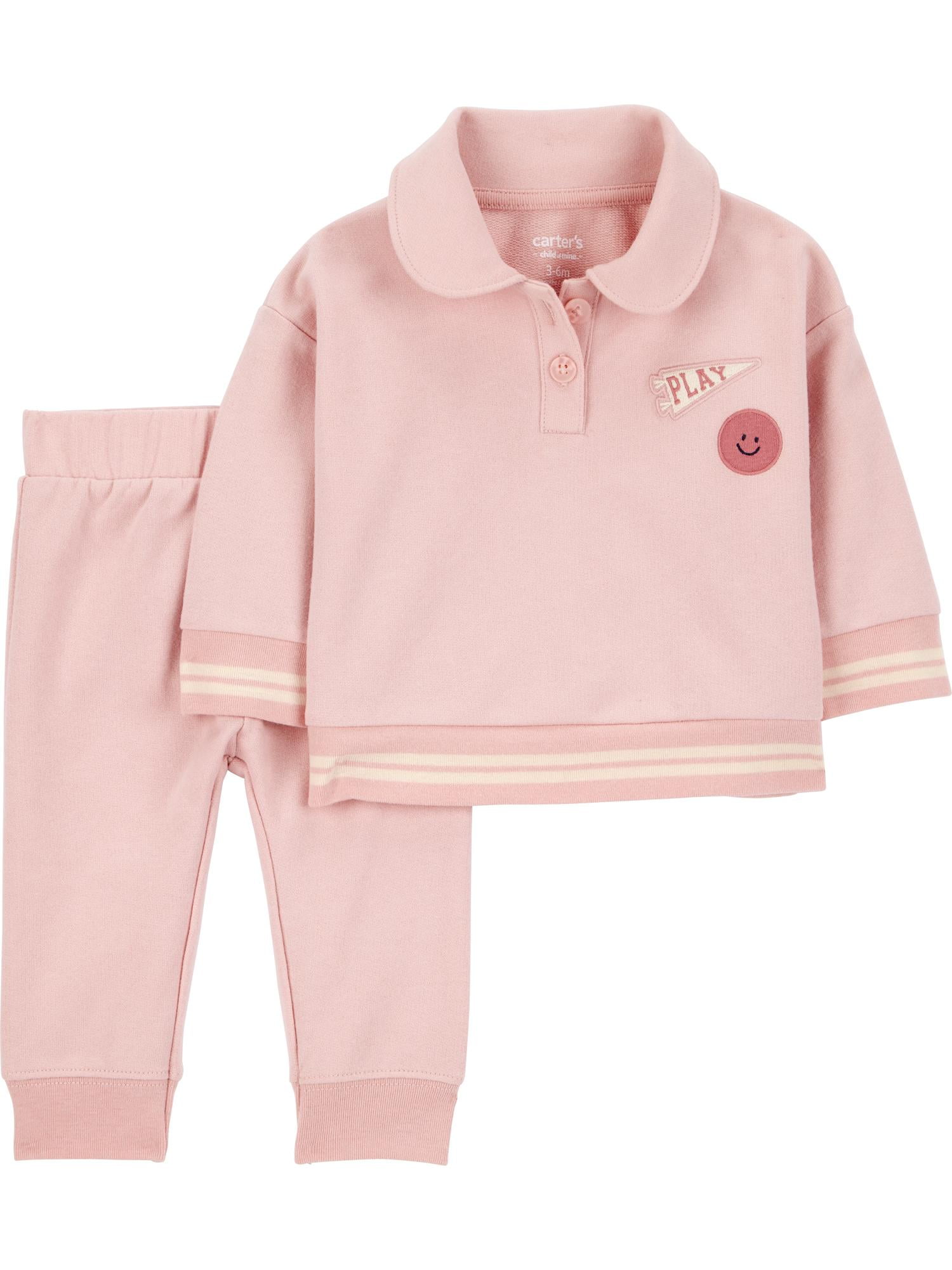 Carter's Child of Mine Baby Girl Outfit Set, 2-Piece, Sizes 0/3-24 Months