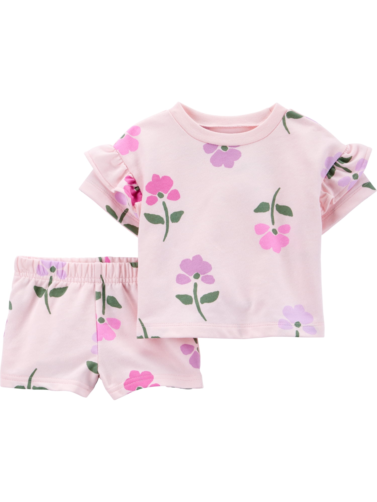 Carter's Child of Mine Baby Girl Outfit Set, 2-Piece, Sizes 0/3-24 Months