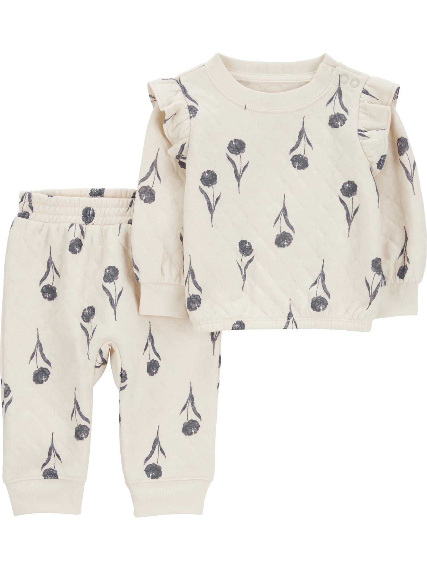 Carter's Child of Mine Baby Girl Outfit Set, 2-Piece, Sizes 0/3-24 Months