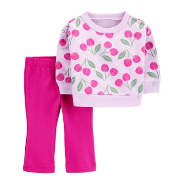 Carter's Child of Mine Baby Girl Outfit Set, 2-Piece, Sizes 0/3-24 Months