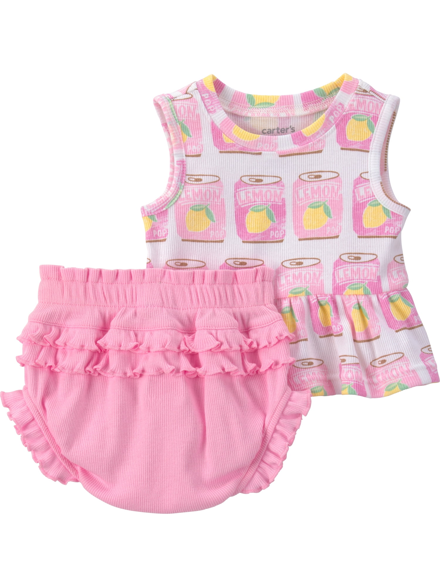 Carter's Child of Mine Baby Girl Outfit Set, 2-Piece, Sizes 0/3-24 Months