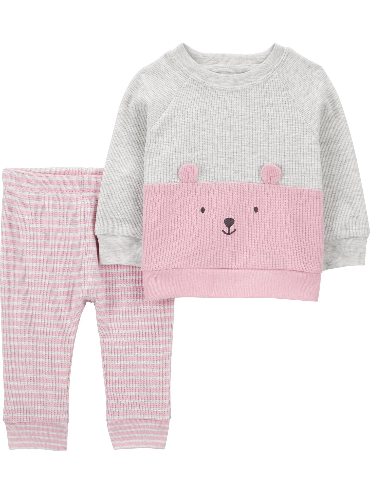 Carter's Child of Mine Baby Girl Outfit Set, 2-Piece, Sizes 0/3-24 Months