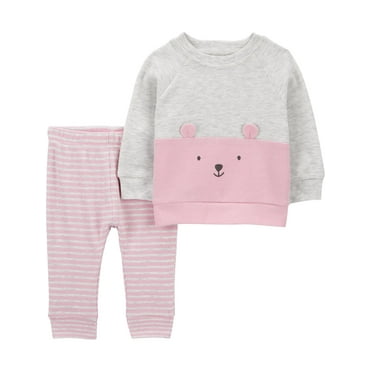 Carter's Child of Mine Baby Girl Outfit Set, 2-Piece, Sizes 0/3-24 Months