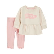 Carter's Child of Mine Baby Girl Outfit Set, 2-Piece, Sizes 0/3-24 Months