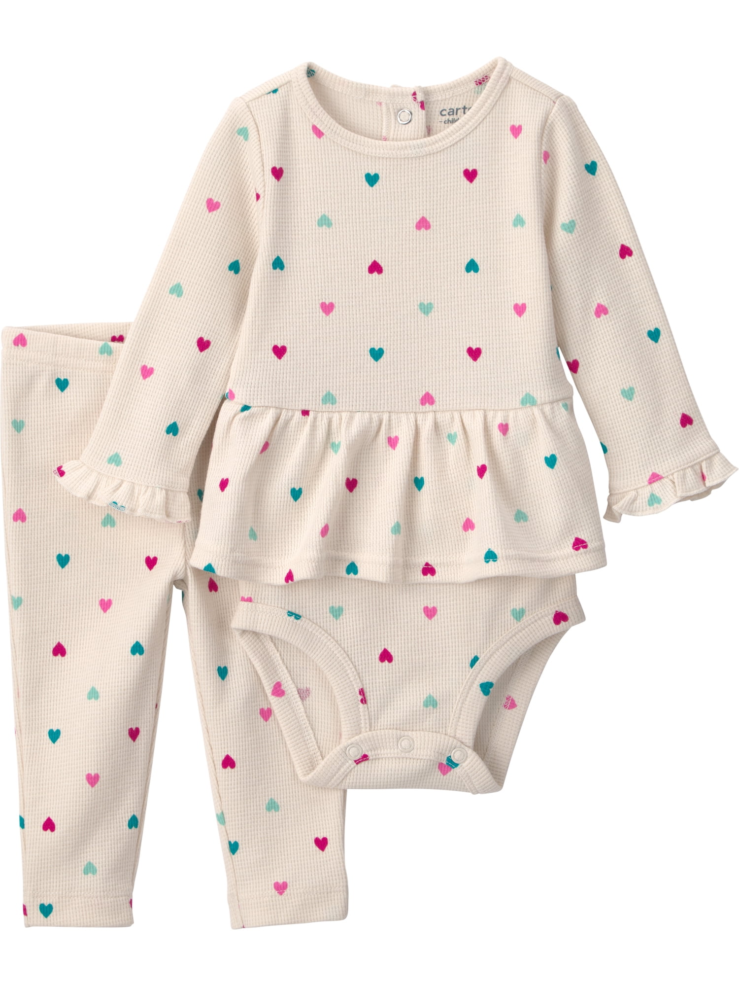Carter's Child of Mine Baby Girl Outfit Set, 2-Piece, Sizes 0/3-24 Months
