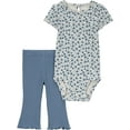 thumbnail image 1 of Carter's Child of Mine Baby Girl Outfit Set, 2-Piece, Sizes 0/3-24 Months, 1 of 5