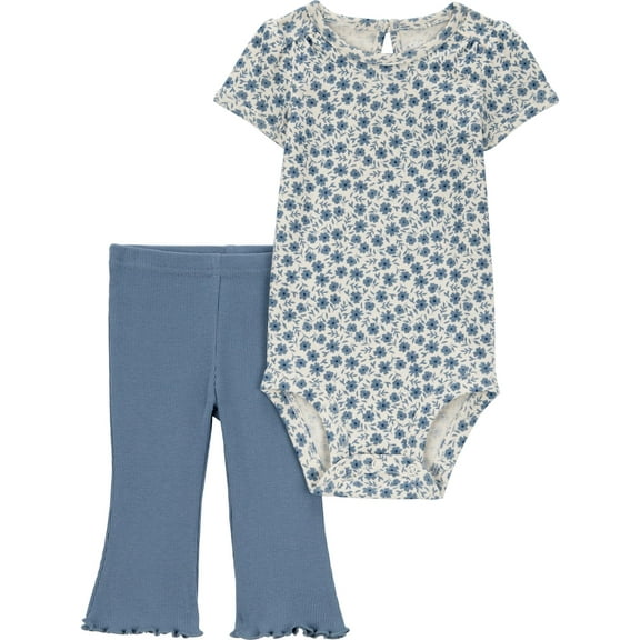 Carter's Child of Mine Baby Girl Outfit Set, 2-Piece, Sizes 0/3-24 Months