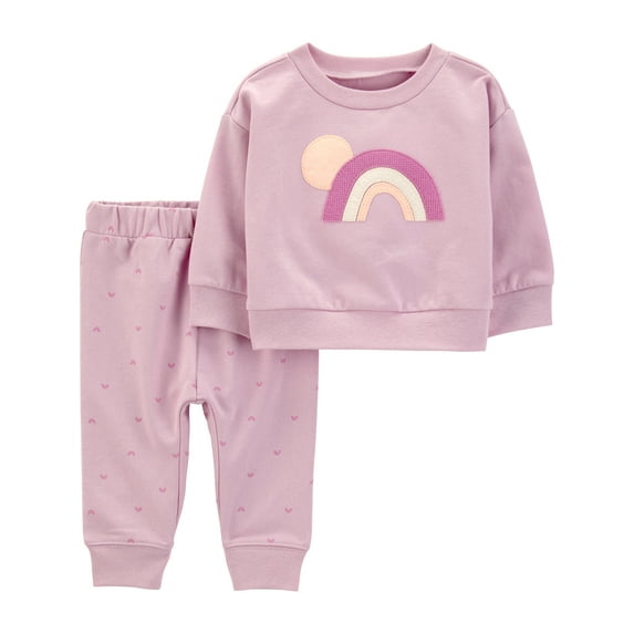 Carter's Child of Mine Baby Girl Outfit Set, 2-Piece, Sizes 0/3-24 Months