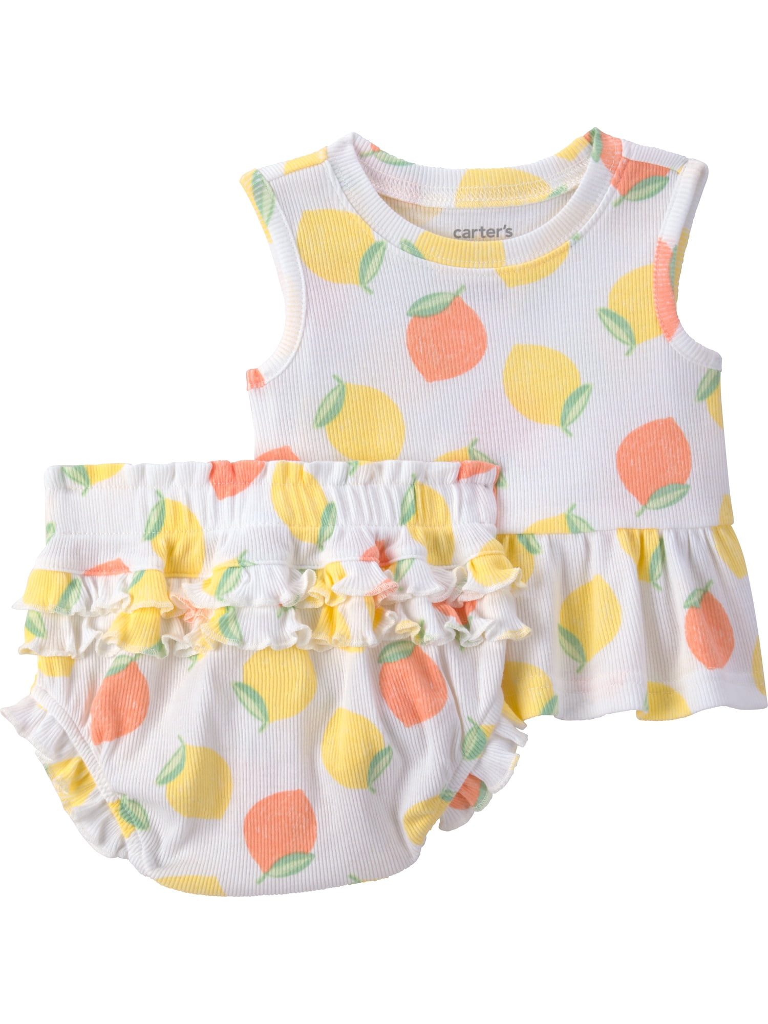 Baby Girl Outfit Set, 2-Piece, Sizes 0/3-24 Months
