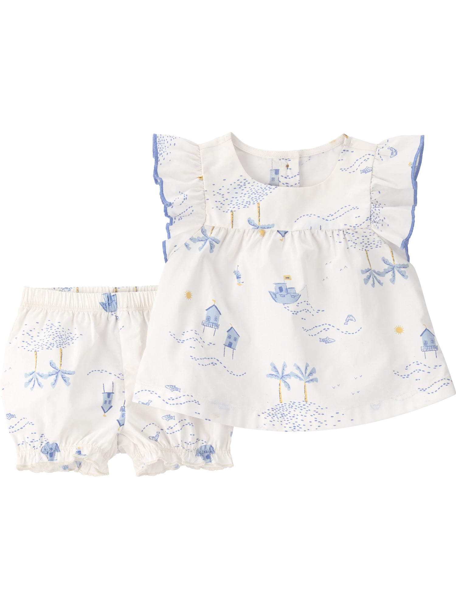 Carter's Child of Mine Baby Girl Outfit Set, 2-Piece, Sizes 0/3-24 Months