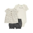 thumbnail image 1 of Carter's Child of Mine Baby Girl Outfit Set, 3-Piece, Sizes 0/3-24 Months, 1 of 8