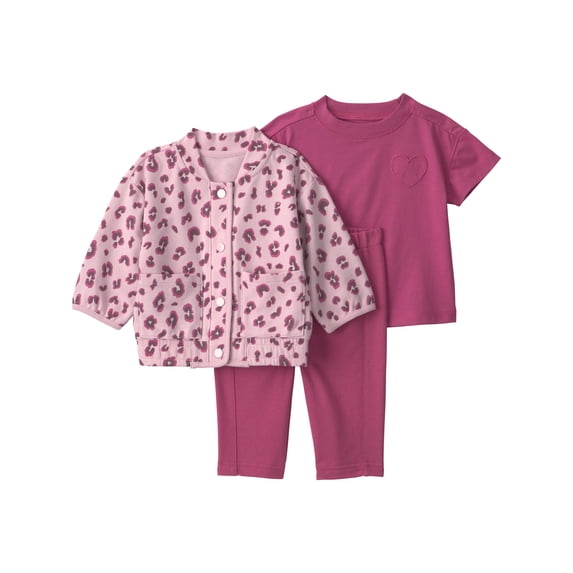 Carter's Child of Mine Baby Girl Outfit Set 3-Piece, Sizes 0/3-24 Months