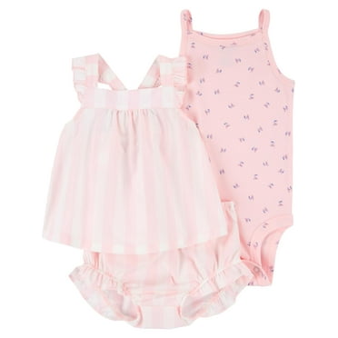 Carter's Child of Mine Baby Girl Outfit Set, 3-Piece, Sizes 0/3-24 Months