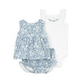 thumbnail image 1 of Carter's Child of Mine Baby Girl Outfit Set, 3-Piece, Sizes 0/3-24 Months, 1 of 7