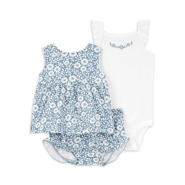 Carter's Child of Mine Baby Girl Outfit Set, 3-Piece, Sizes 0/3-24 Months