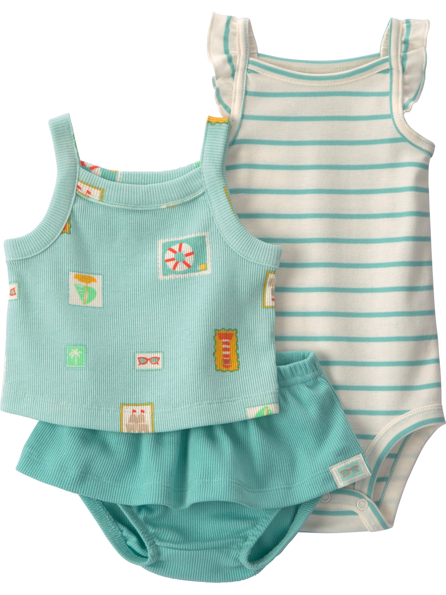 Carter's Child of Mine Baby Girl Outfit Set, 3-Piece, Sizes 0/3-24 Months