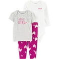 thumbnail image 1 of Carter's Child of Mine Baby Girl Outfit Set, 3-Piece, Sizes 0/3-24 Months, 1 of 7