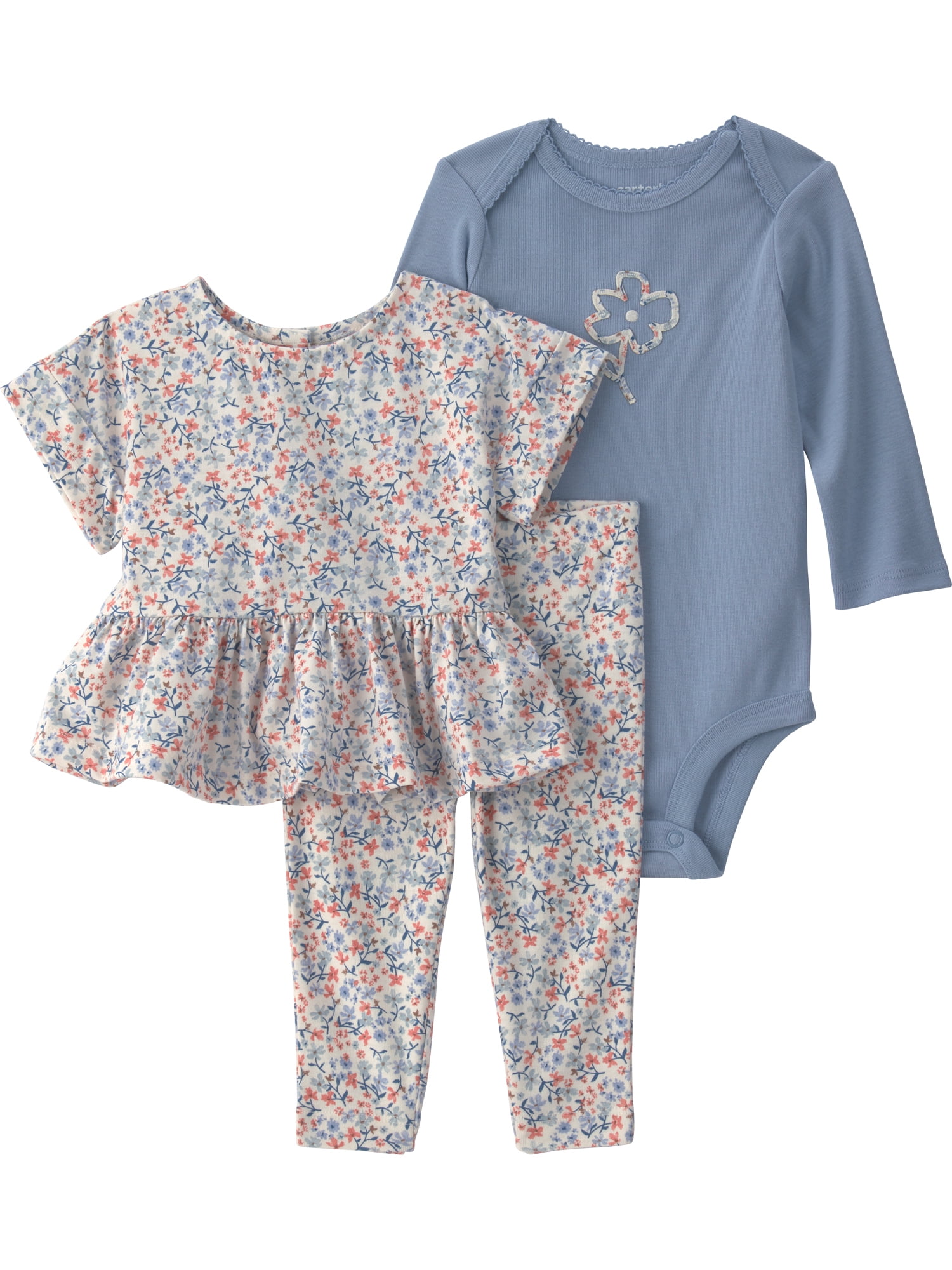 Carter's Child of Mine Baby Girl Outfit Set, 3-Piece, Sizes 0/3-24 Months