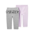 thumbnail image 1 of Carter's Child of Mine Baby Pants, 2 Pack, Preemie-12 Month, 1 of 2