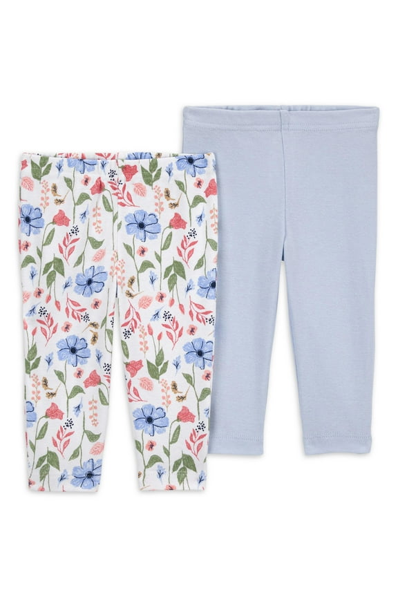 Baby Pants, 2-Pack, Sizes Preemie-12 Months