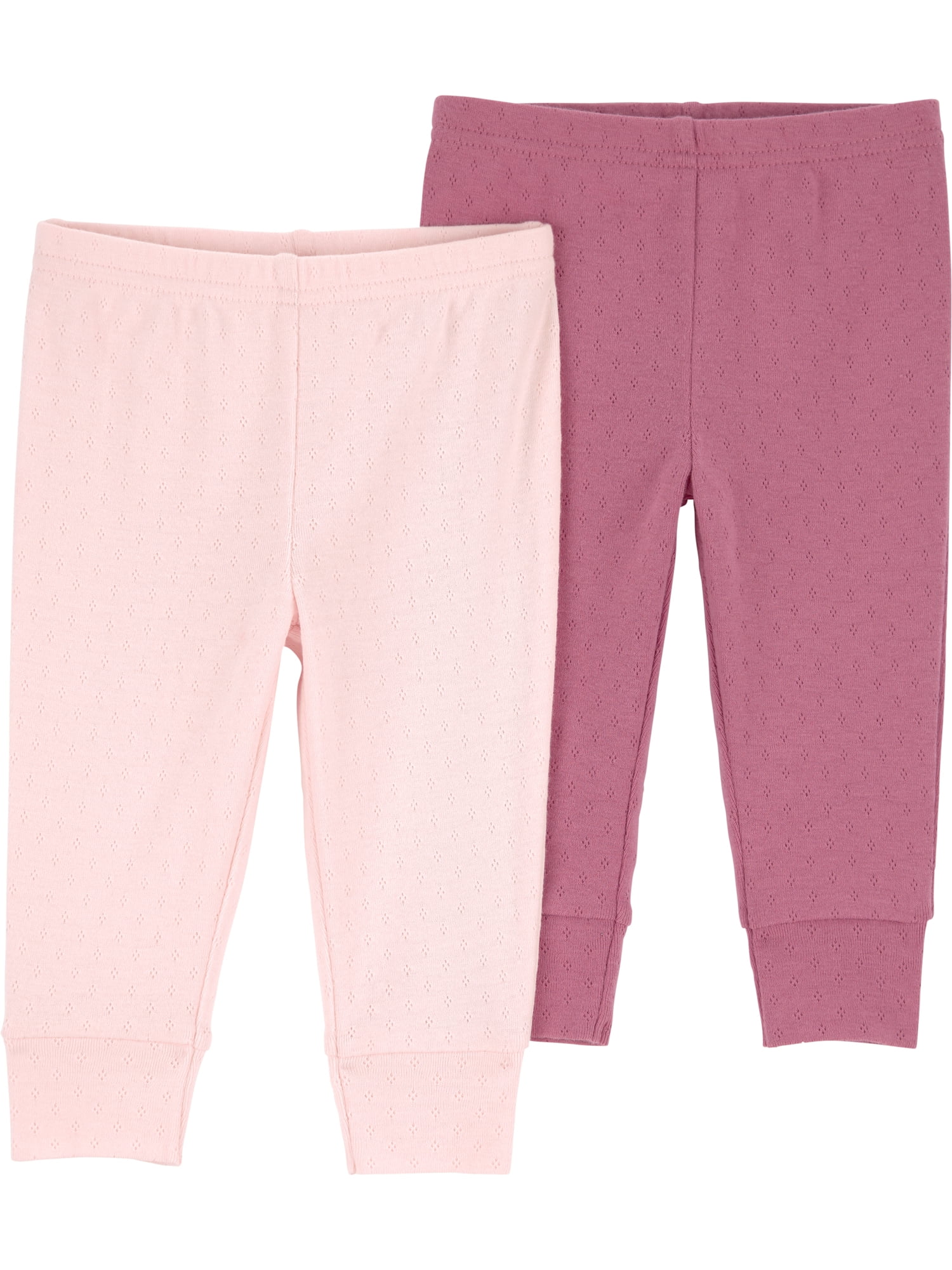 Carter's Child of Mine Baby Girl Pants, 2-Pack, Sizes Preemie-12 Months