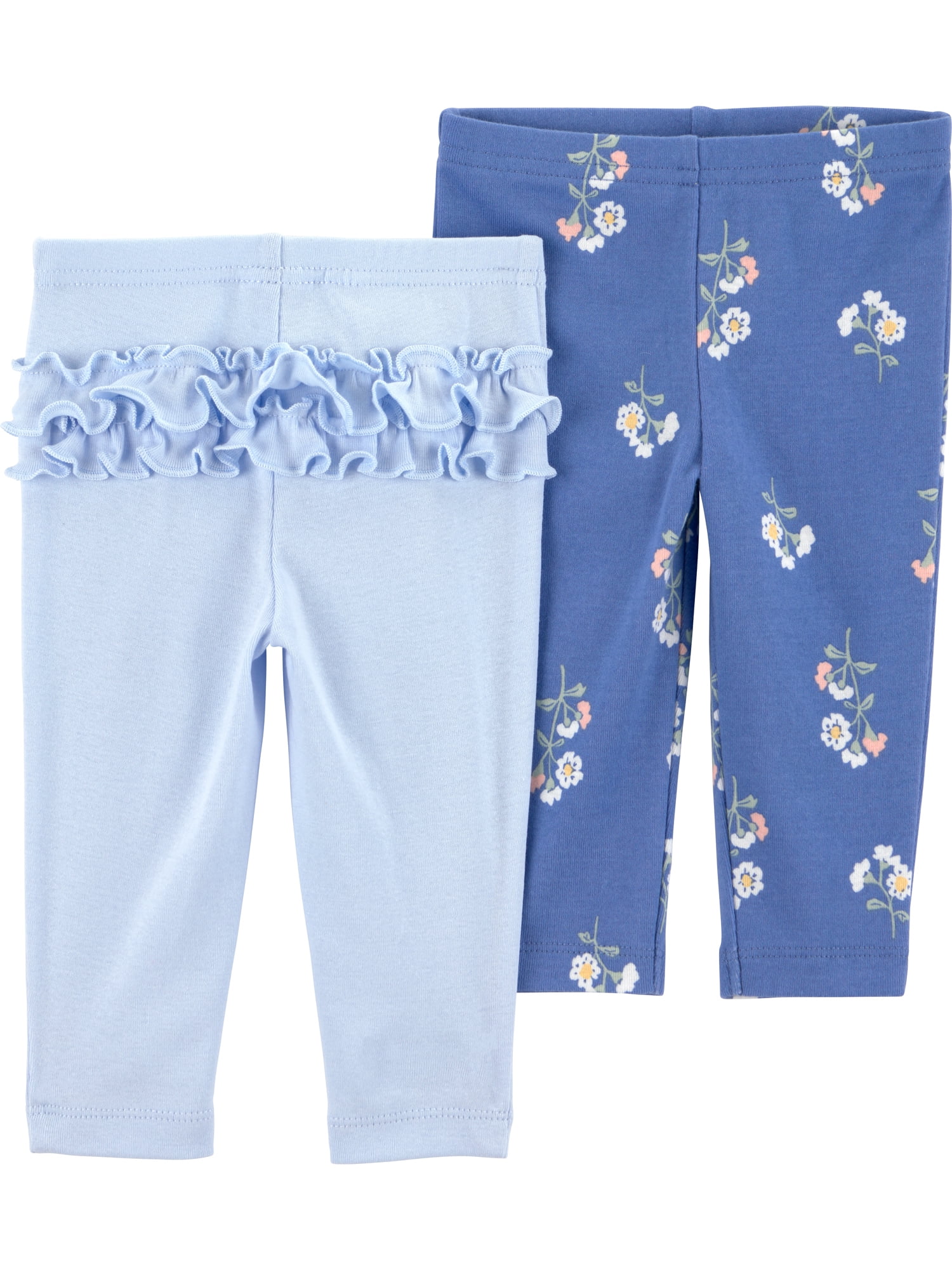 Carter's Child of Mine Baby Girl Pants, 2-Pack, Sizes Preemie-12 Months