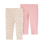 Carter's Child of Mine Baby Girl Pants, 2-Pack, Sizes Preemie-12 Months