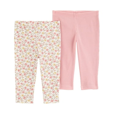 Carter's Child of Mine Baby Girl Pants, 2-Pack, Sizes Preemie-12 Months