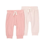 Carter's Child of Mine Baby Girl Pants, 2-Pack, Sizes Preemie-18 Months