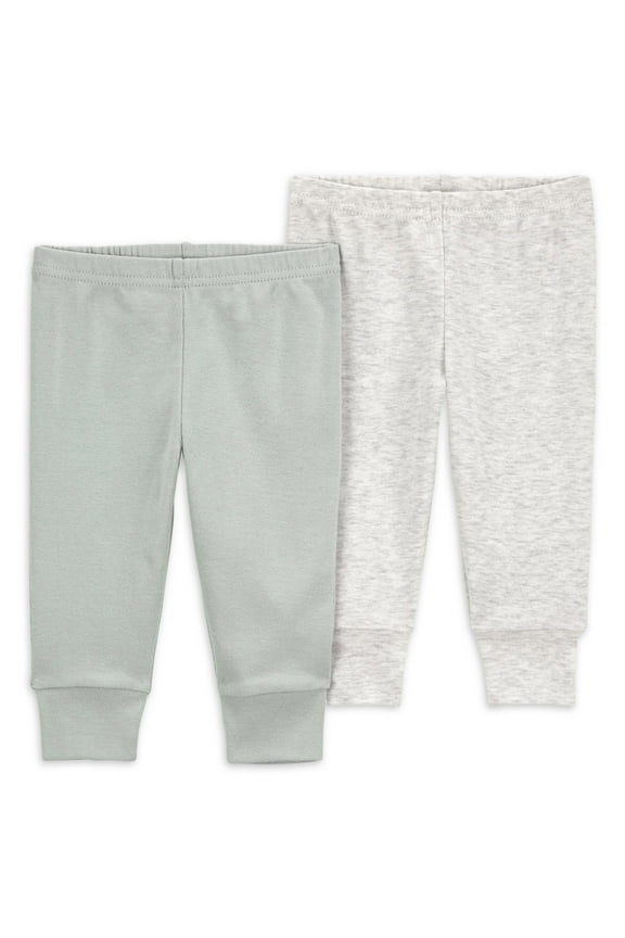 Baby Pants, 2-Pack, Sizes Preemie-18 Months