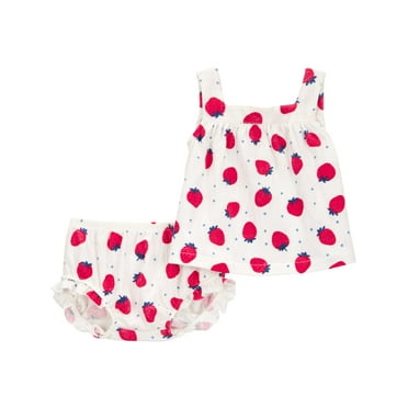 Carter's Child of Mine Baby Girl Patriotic Outfit Set, 2-Piece, Sizes Newborn-12 Months