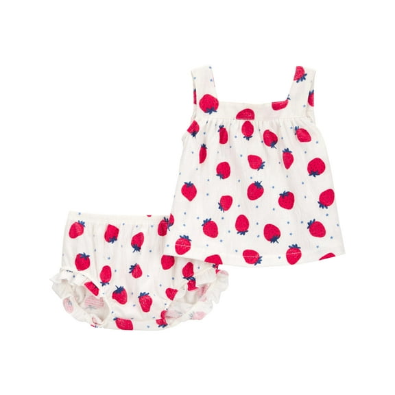 Carter's Child of Mine Baby Girl Patriotic Outfit Set, 2-Piece, Sizes Newborn-12 Months