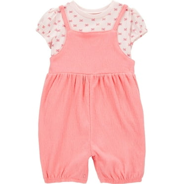 Carter's Child of Mine Baby Girl Romper, 2-Piece, Sizes 0/3-24 Months