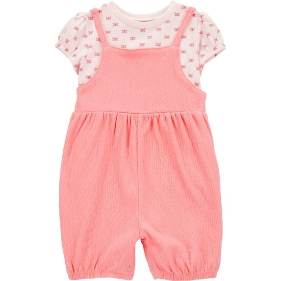 Carter's Child of Mine Baby Girl Romper, 2-Piece, Sizes 0/3-24 Months