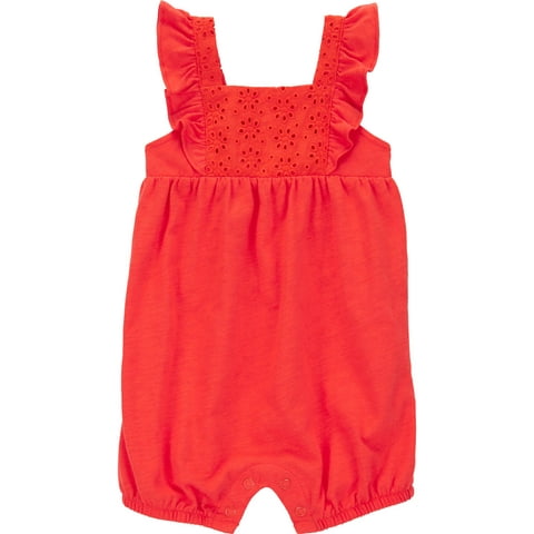 Baby Girl Romper, One-Piece, Sizes 0/3-24 Months